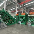 Cribas vibratorias apiladas listas para ser enviadas a Turquía para aplicación en arena de cuarzo