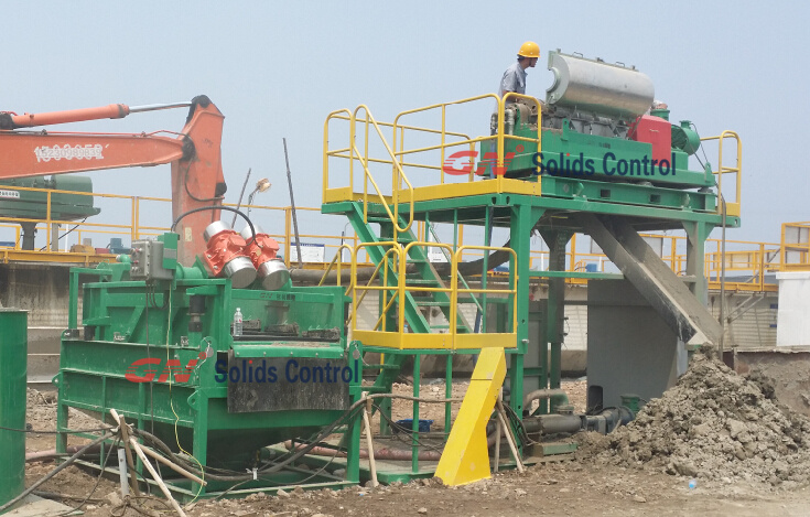 CNPC jobsite waste management centrifuge
