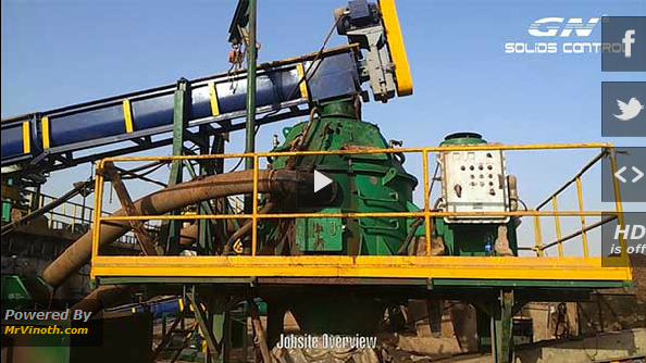 vertical cuttings dryer working in middle east