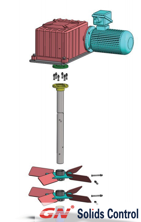 mud agitator exploded view